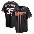 Baltimore Orioles #35 Adley Rutschman Player Black CONTON Out Home Game Stitched Jerseys
