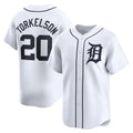 Detroit Tigers #20 Spencer Torkelson White CONTON Home Limited Player Jersey
