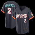 San Diego Padres #2 Xander Bogaerts Obsidian CONTON 2026 City Connect Stadium Jersey