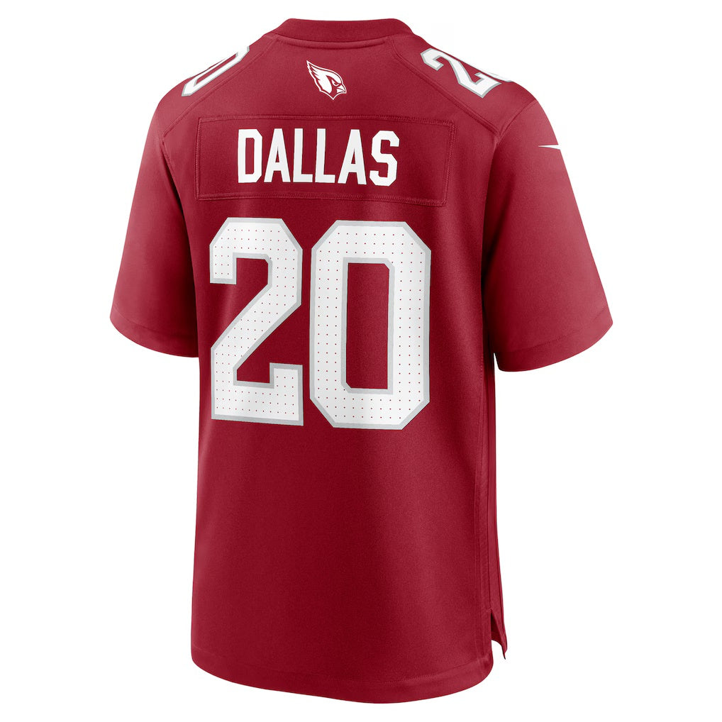 A.Cardinals #20 DeeJay Dallas Cardinal CONTON Team Game Jersey