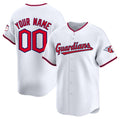 Custom Cleveland Guardians Active Player White CONTON Home Limited Stitched Jersey