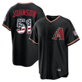 Arizona Diamondbacks #51 Randy Johnson Player Black CONTON USA 250 Fourth of July Game Home Stitched Jerseys