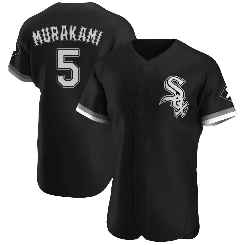 Chicago White Sox #5 Munetaka Murakami Player Black CONTON Limited Elite Home Stitched Jerseys