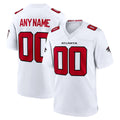 Custom A.Falcons White CONTON Game Jersey 2