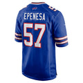 B.Bills #57 A.J. Epenesa Royal CONTON Game Player Jersey
