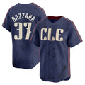 Cleveland Guardians #37 Travis Bazzana Player Navy CONTON City Connect Limited Home Stitched Jerseys