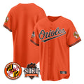 Baltimore Orioles Orange CONTON 30th Anniversary of 2131 Home Game Blank Player Stitched Jerseys