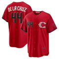 Cincinnati Reds #44 Elly De La Cruz Red CONTON 2026 City Connect Stadium Jersey