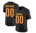 Custom W.Commanders Active Player Black CONTON 2023 F.U.S.E. Vapor Limited Stitched Jersey