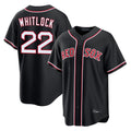 Boston Red Sox #22 Garrett Whitlock Player Black CONTON Out Home Game Stitched Jerseys