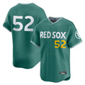 Boston Red Sox #52 Wilyer Abreu Player Green CONTON City Connect Limited Home Game Stitched Jerseys1