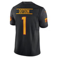 W.Commanders #1 Jahan Dotson Alternate Vapor F.U.S.E. Limited Jersey - Black CONTON