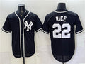 New York Yankees #22 Ben Rice 2026 Fashion Replica Black CONTON Out Stitched Jersey