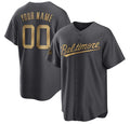 Custom Baltimore Orioles Active Player Charcoal CONTON 2022 All-Star Cool Base Stitched Jersey