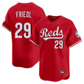 Cincinnati Reds #29 TJ Friedl Player Red CONTON Home Limited Stitched Jerseys