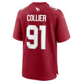 A.Cardinals #91 L.J. Collier Cardinal CONTON Team Game Jersey