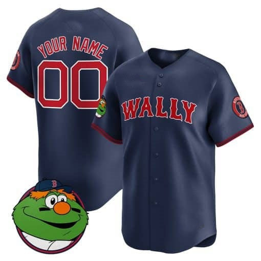 Custom Boston Red Sox Wally Vapor Premier Limited Jersey ¨C Navy CONTON