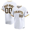 Custom Pittsburgh Pirates White CONTON Home Limited Jersey