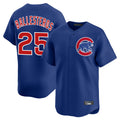 Chicago Cubs #25 Moises Ballesteros Player Royal CONTON Limited Home Stitched Jerseys