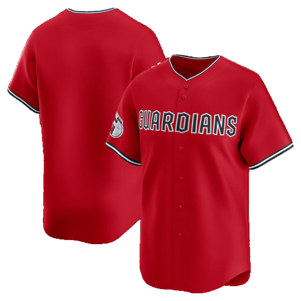 Cleveland Guardians Red CONTON Alternate Limited Jersey