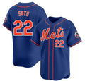 New York Mets #22 Juan Soto Royal CONTON 2024 Alternate Limited Stitched Jersey