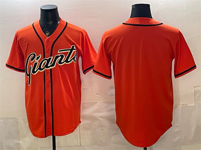 San Francisco Giants Blank Orange CONTON Cool Base Stitched Jersey