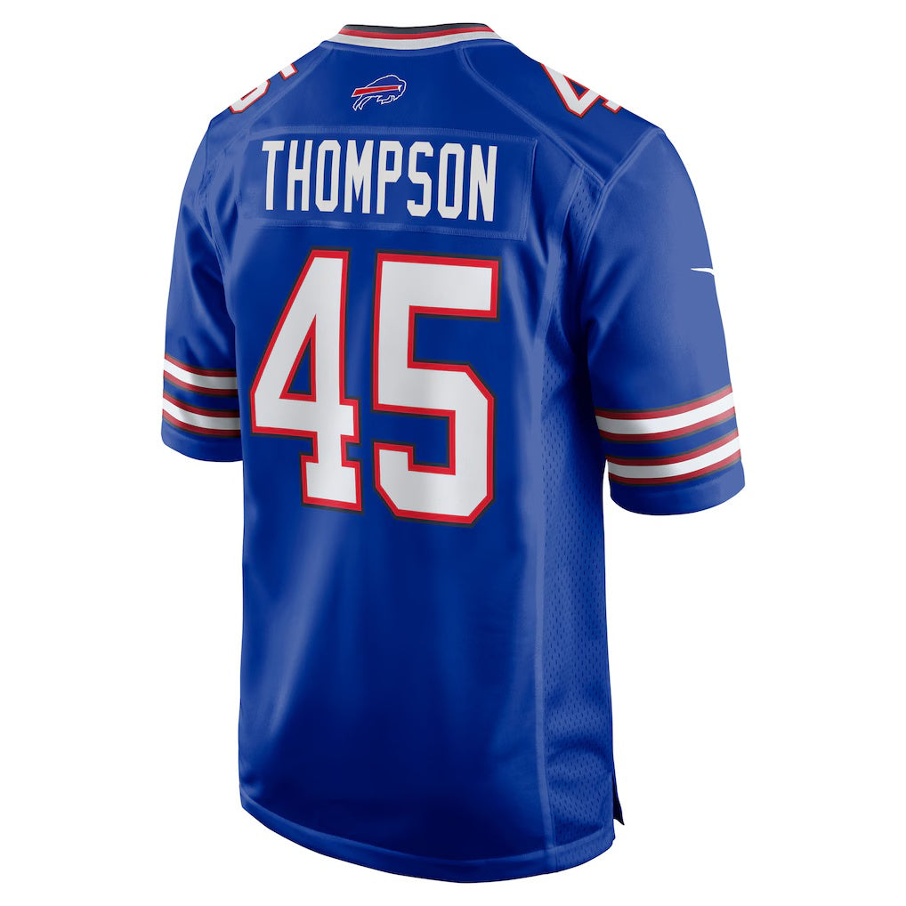 B.Bills #45 Shaq Thompson Royal CONTON Team Game Jersey