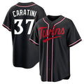 Minnesota Twins #37 Victor Caratini Player Black CONTONFashion Out Home Limited Stitched Jerseys