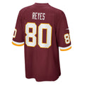 W.Football Team #80 Sammis Reyes Burgundy CONTON Game Jersey