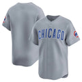 Chicago Cubs Gray CONTON Road Limited Home Game Blank Player Stitched Jerseys