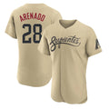 Arizona Diamondbacks #28 Nolan Arenado Player Tan CONTON City Connect Limited Elite Home Game Stitched Jerseys