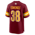 W.Commanders #38 Chase Edmonds Burgundy CONTON Team Game Jersey