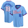 Atlanta Braves #18 Mike Yastrzemski Powder Blue CONTON 2026 City Connect Stadium Jersey