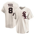 Chicago White Sox #8 Kyle Teel Player Cream CONTON Cooperstown Collection Limited Home Stitched Jerseys