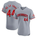 Cincinnati Reds #44 Elly De La Cruz Player Gray CONTON Limited Elite Home Stitched Jerseys