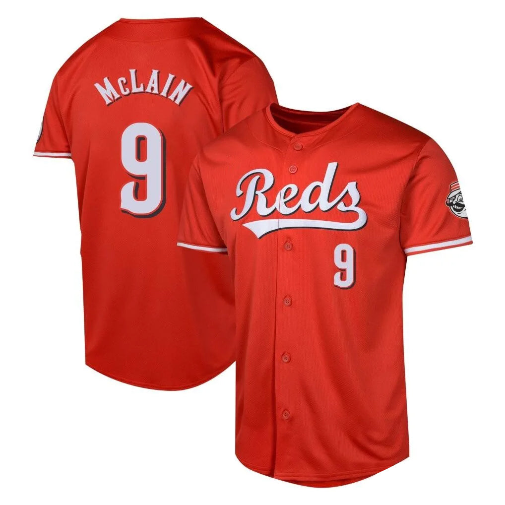 Cincinnati Reds #9 Matt McLain Player Red CONTON 2026 City Connect Limited Home Stitched Jerseys