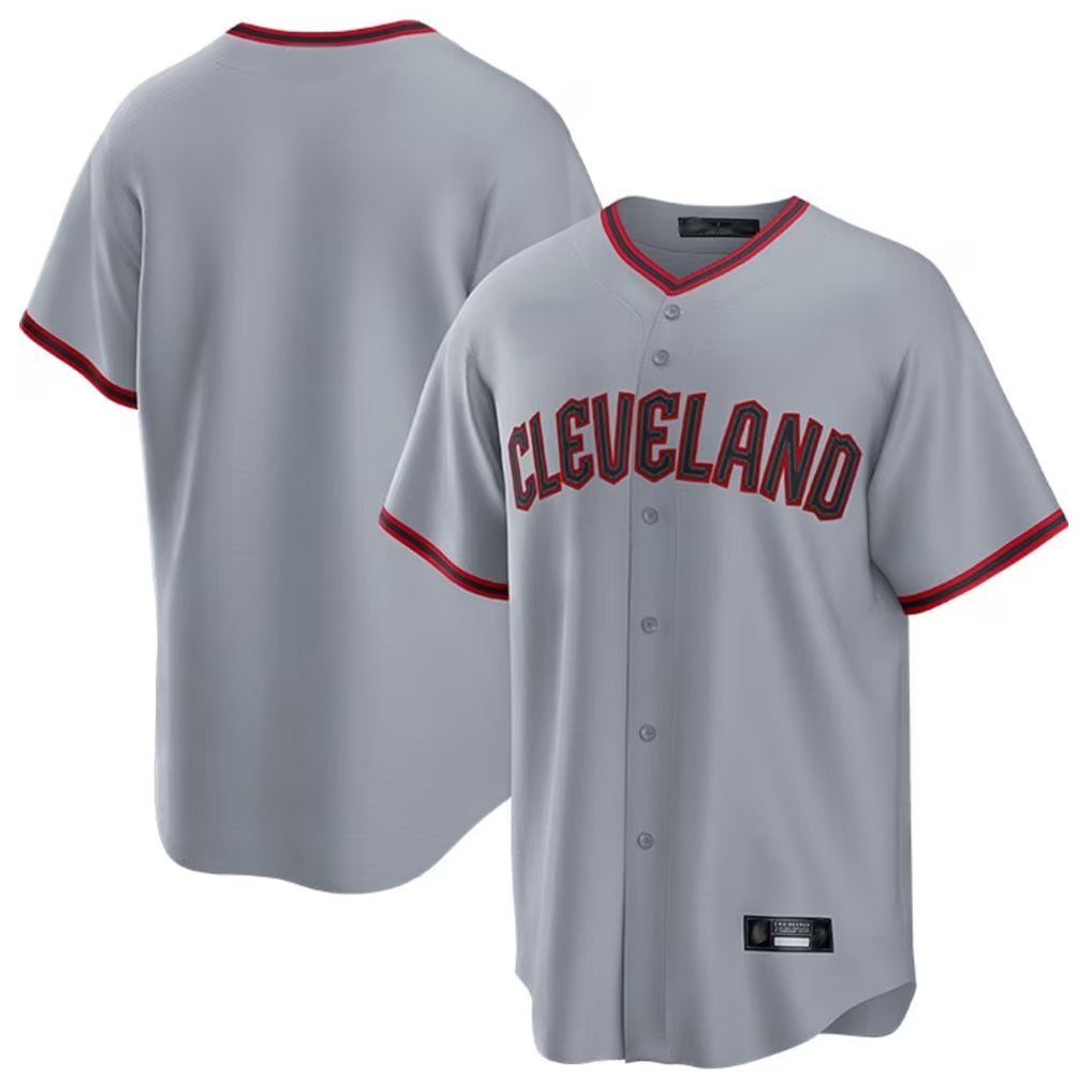 Cleveland Guardians Blank Player Gray CONTON Home Game Stitched Jerseys