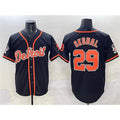Detroit Tigers #29 Tarik Skubal Black CONTON With Patch Cool Base Stitched Jersey