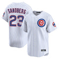 Chicago Cubs #23 Ryne Sandberg Player White CONTON Limited Home Game Stitched Jerseys