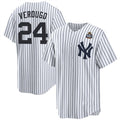 New York Yankees #24 Alex Verdugo White CONTON 2024 World Series Cool Base Stitched Jersey