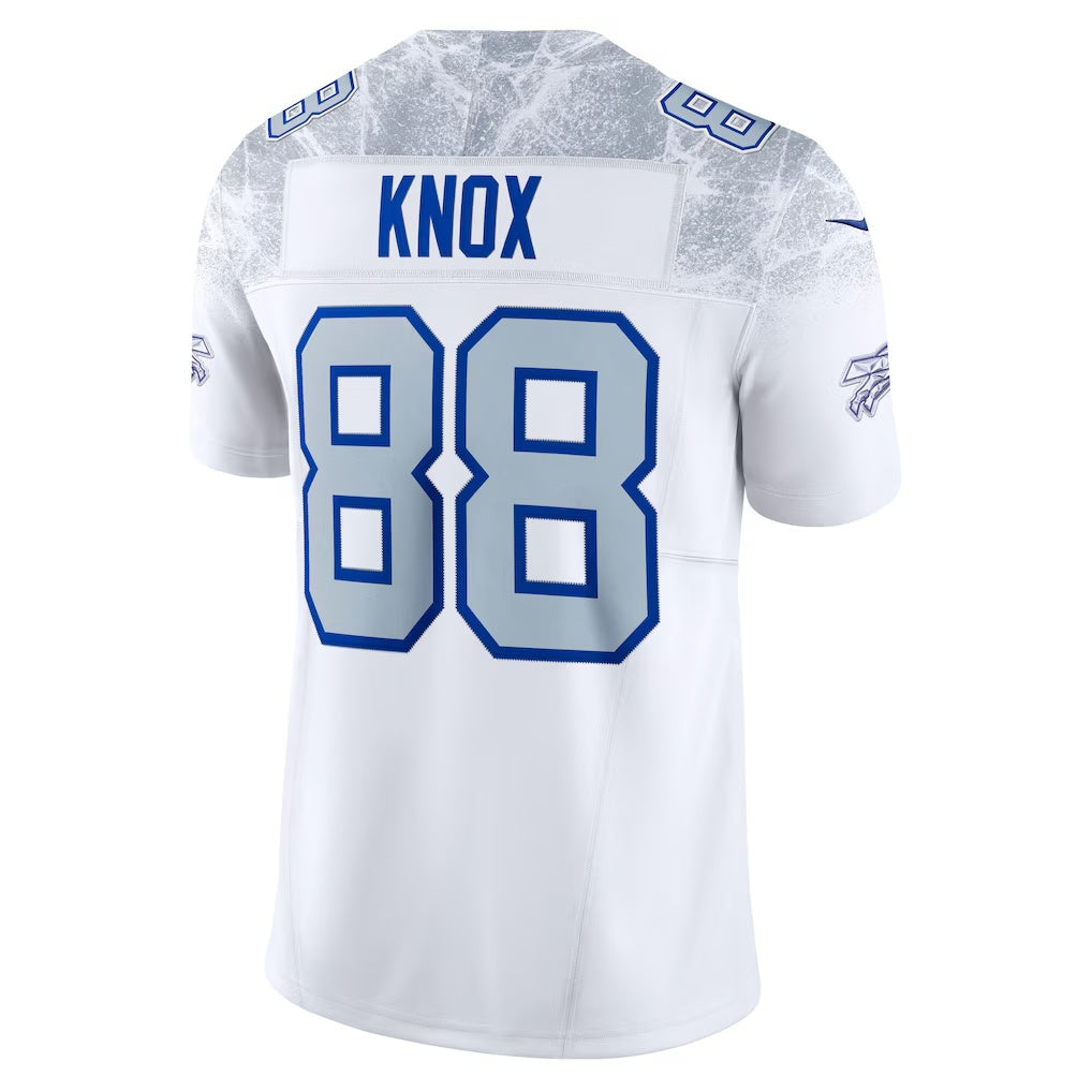 B.Bills #88 Dawson Knox White CONTON 22025 Rivalries Collection Limited Jersey