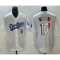 Los Angeles Dodgers #17 Shohei Ohtani Mexico White CONTON Cool Base Stitched Jerseys