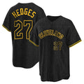 Cleveland Guardians #27 Austin Hedges Player Black CONTON Snake Skin City Home Game Stitched Jerseys
