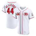 Cincinnati Reds #44 Elly De La Cruz Player White CONTON Limited Elite Home Stitched Jerseys