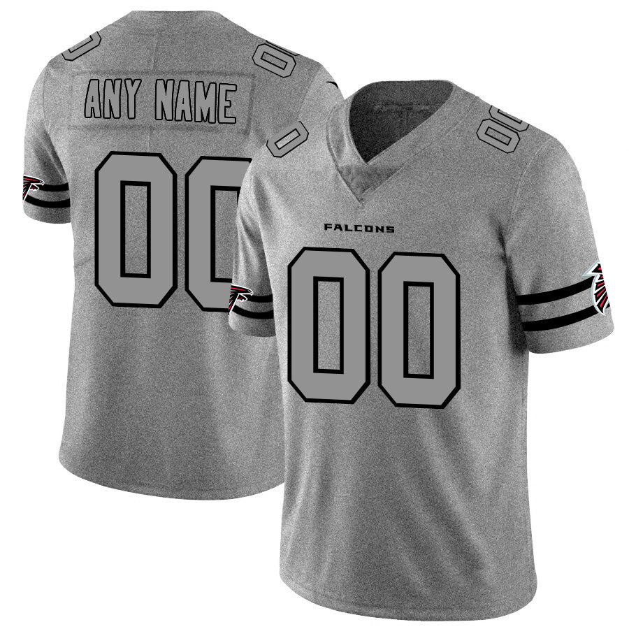 Custom A.Falcons 2019 Gray Gridiron Gray CONTON Vapor Untouchable Limited Jersey