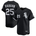 Chicago White Sox #25 Andrew Vaughn Player Black CONTON Limited Home Stitched Jerseys