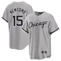 Chicago White Sox #15 Sean Newcomb Player Gray CONTON Home Game Stitched Jerseys