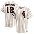 Chicago White Sox #12 Colson Montgomery Player Cream CONTON Cooperstown Collection Limited Home Stitched Jerseys