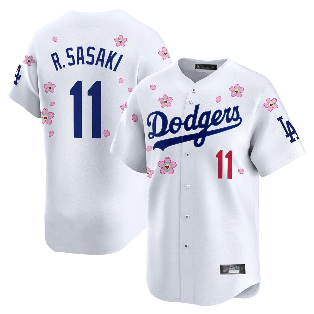 Los Angeles Dodgers #11 Roki Sasaki Player White CONTON Tokyo Series Vapor Premier Limited Stitched Jerseys