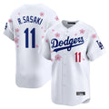 Los Angeles Dodgers #11 Roki Sasaki Player White CONTON Tokyo Series Vapor Premier Limited Stitched Jerseys